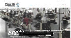 Desktop Screenshot of exacta.it