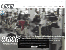 Tablet Screenshot of exacta.it